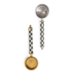 MacKenzie-Childs The Coffee Shop|Kitchen Utensils & Tools<Courtly Check Supper Club Gold Coffee Scoop