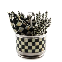 MacKenzie-Childs Serveware<Courtly Check Supper Club Flatware Caddy