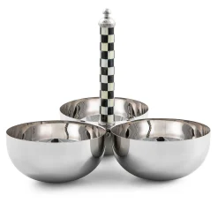 MacKenzie-Childs Serveware<Courtly Check Supper Club Trio