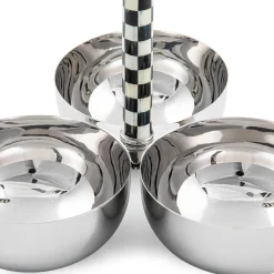 MacKenzie-Childs Serveware<Courtly Check Supper Club Trio