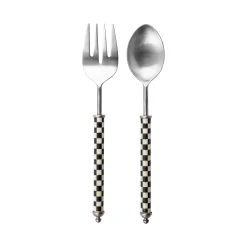 MacKenzie-Childs Serveware<Courtly Check Supper Club Salad Serving Set