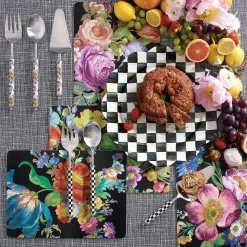 MacKenzie-Childs Serveware<Courtly Check Supper Club Salad Serving Set