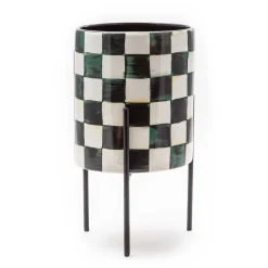 MacKenzie-Childs Room Accents<Courtly Check Tabletop Planter