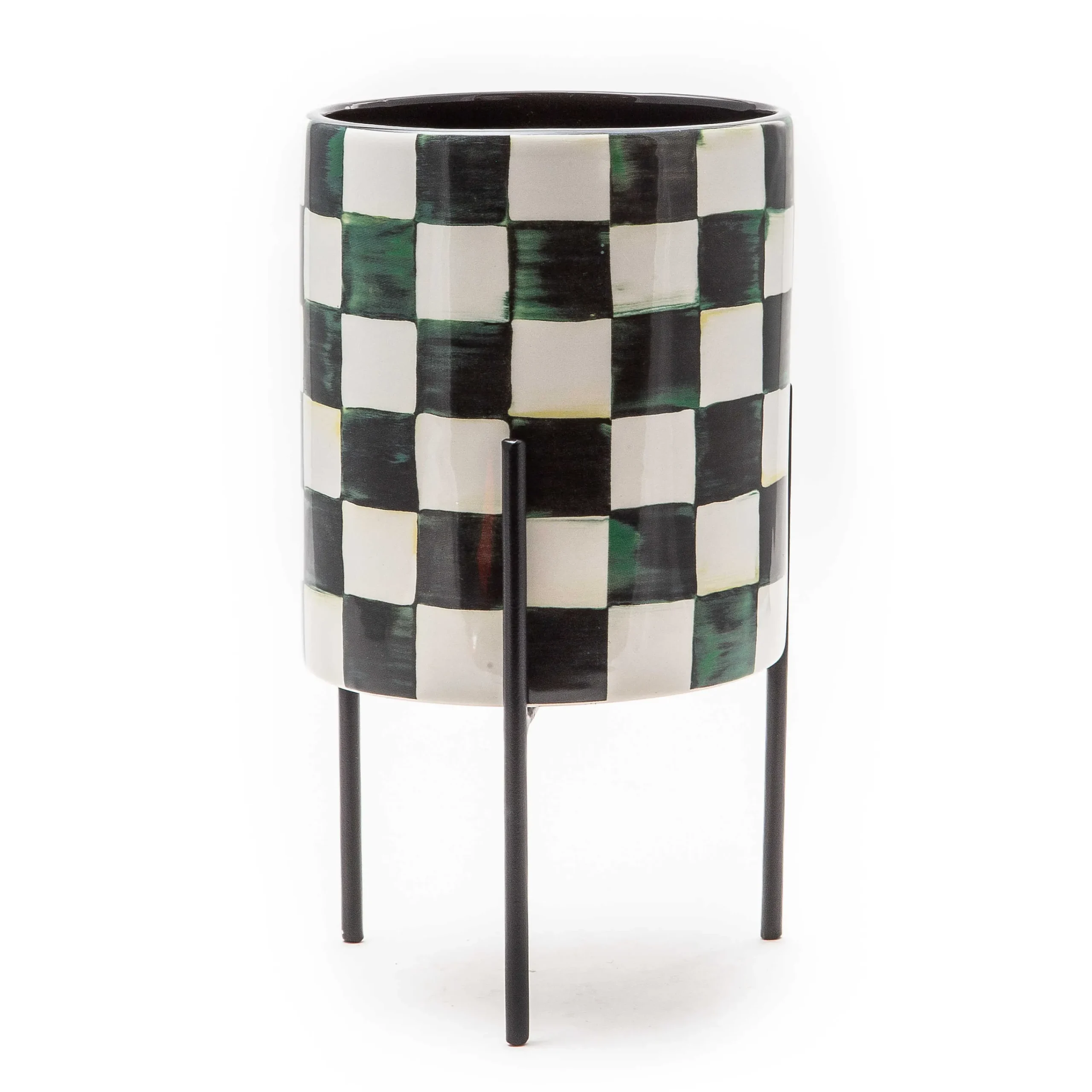 MacKenzie-Childs Room Accents<Courtly Check Tabletop Planter