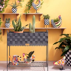 MacKenzie-Childs Room Accents<Courtly Check Tabletop Planter
