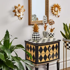 MacKenzie-Childs Outdoor<Courtly Check Tall Plant Stand