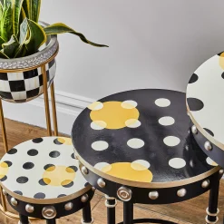 MacKenzie-Childs Outdoor<Courtly Check Tall Plant Stand