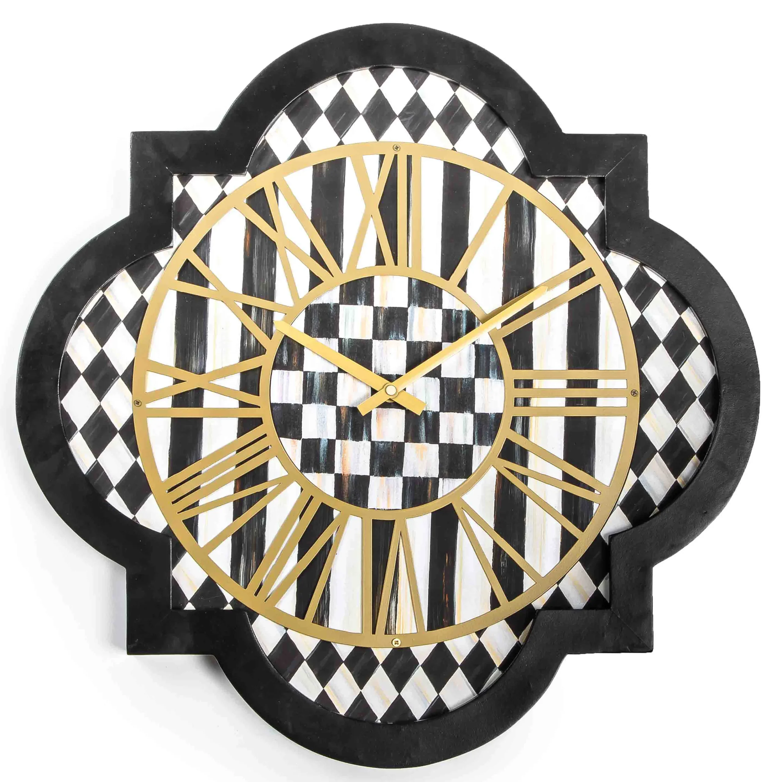 MacKenzie-Childs Room Accents<Courtly Check Tile Wall Clock