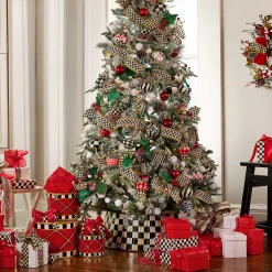 MacKenzie-Childs Holiday|Room Accents<Courtly Check Tree Collar