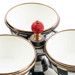 MacKenzie-Childs Bar Entertaining|Serveware<Courtly Check Triplicity