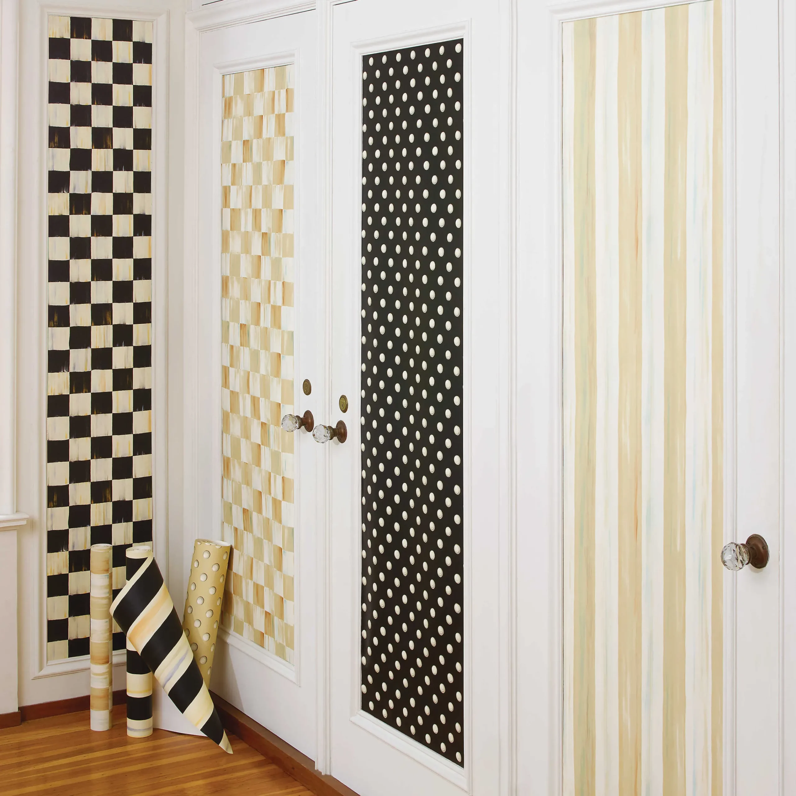 MacKenzie-Childs Finishing Touches|Room Accents<Courtly Check Wallpaper