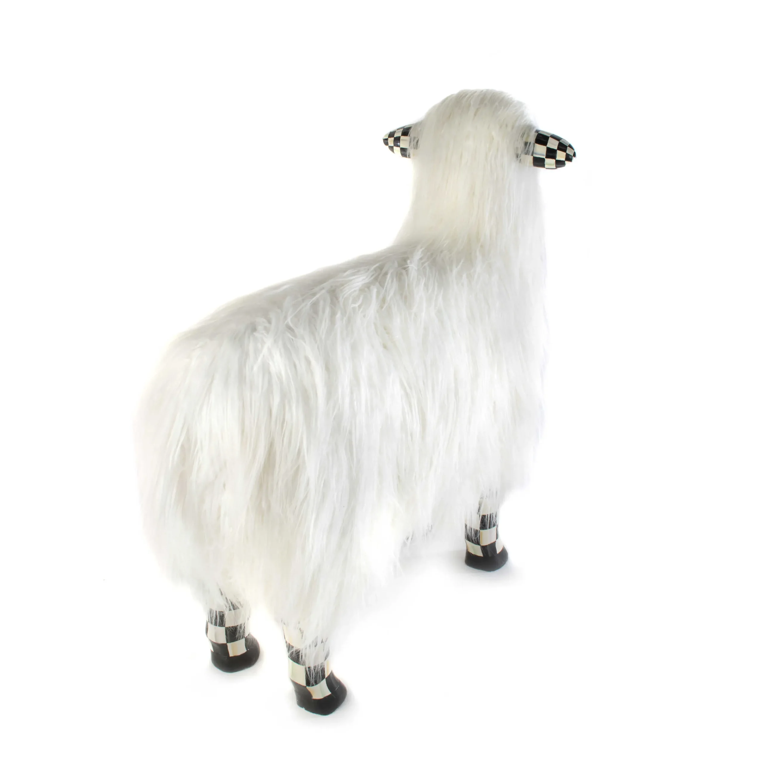 MacKenzie-Childs Spring|Room Accents<Courtly Check White Sheep - Large