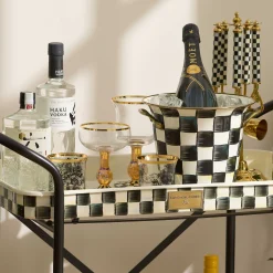 MacKenzie-Childs Fall Entertaining|Drinkware<Courtly Check Wine Glass