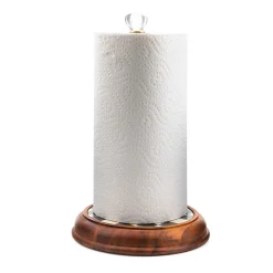 MacKenzie-Childs Kitchen Storage & Organization<Courtly Check Wood Paper Towel Holder