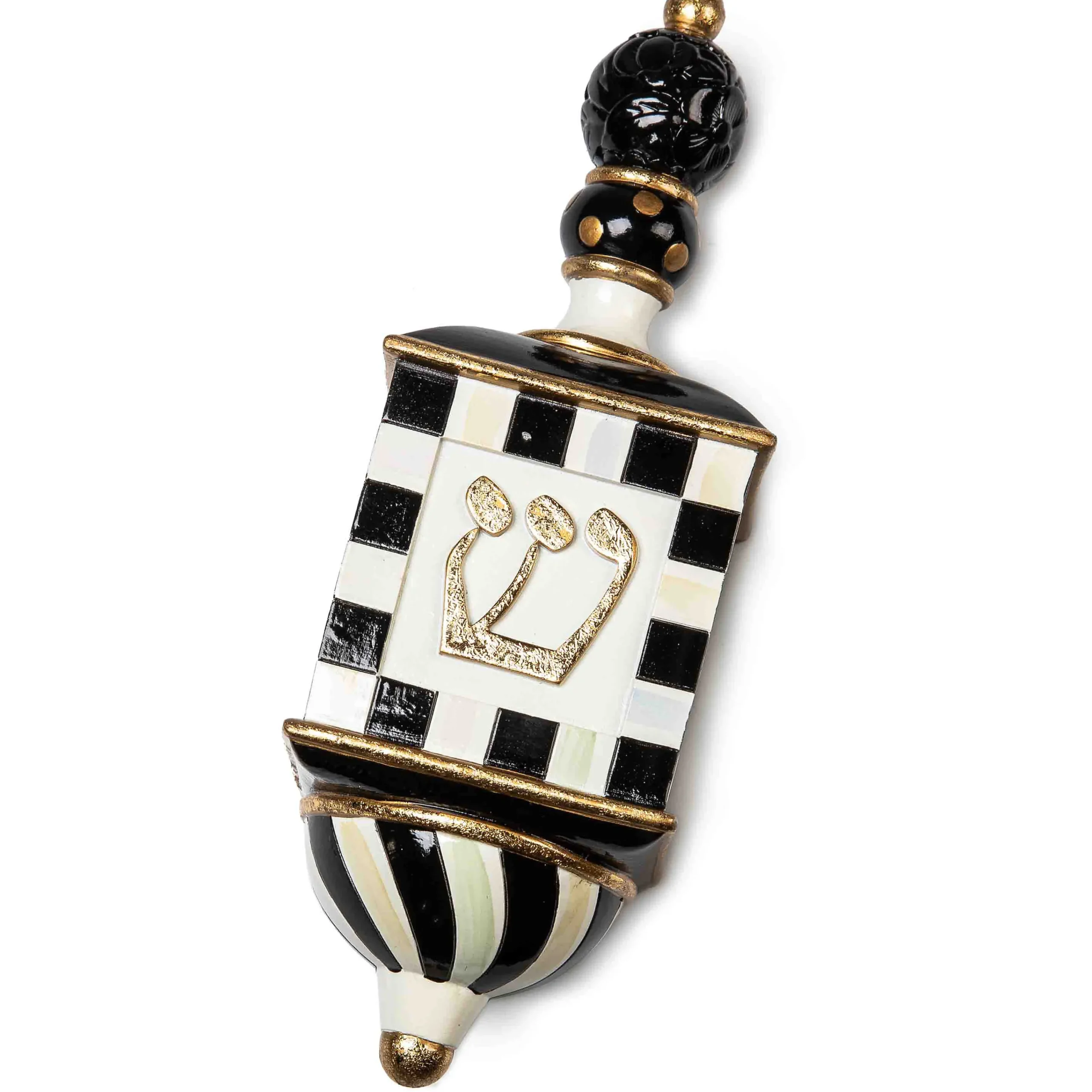 MacKenzie-Childs Holiday|Room Accents<Courtly Classic Dreidel