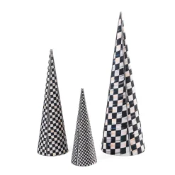 MacKenzie-Childs Holiday|Decor Sets<Courtly Cone Trees, Set of 3