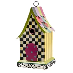 MacKenzie-Childs Spring|Outdoor<Courtly Cottage Birdhouse