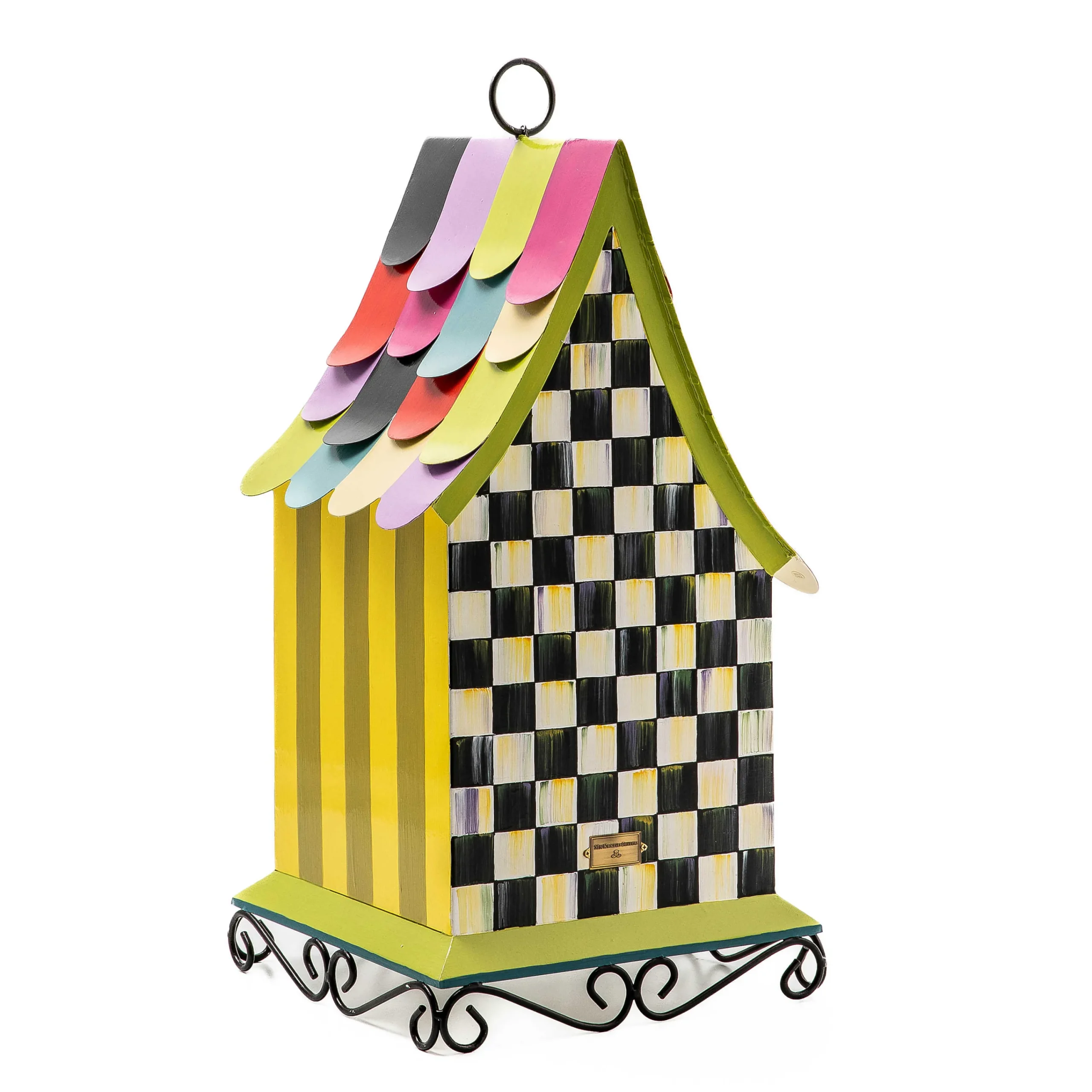 MacKenzie-Childs Spring|Outdoor<Courtly Cottage Birdhouse