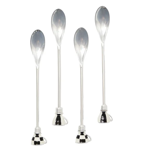 MacKenzie-Childs The Coffee Shop|Fall Entertaining<Courtly Espresso Spoons, Set of 4