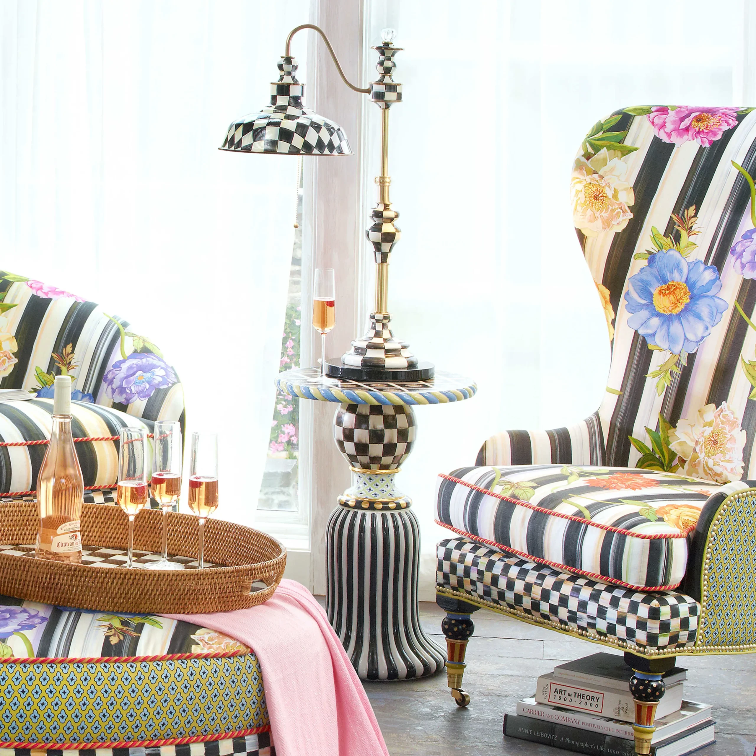 MacKenzie-Childs Room Accents|Lighting<Courtly Farmhouse Writer's Lamp