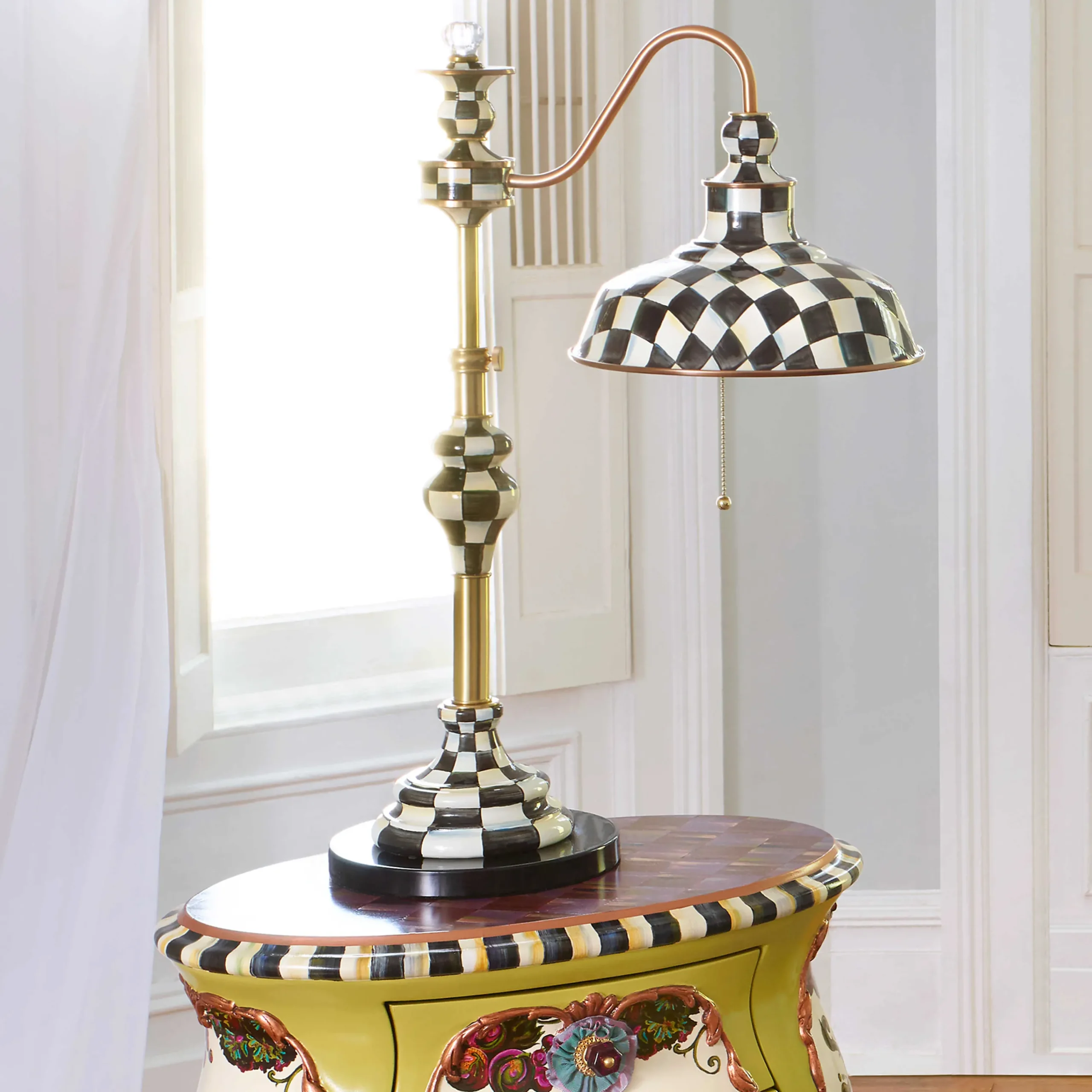MacKenzie-Childs Room Accents|Lighting<Courtly Farmhouse Writer's Lamp