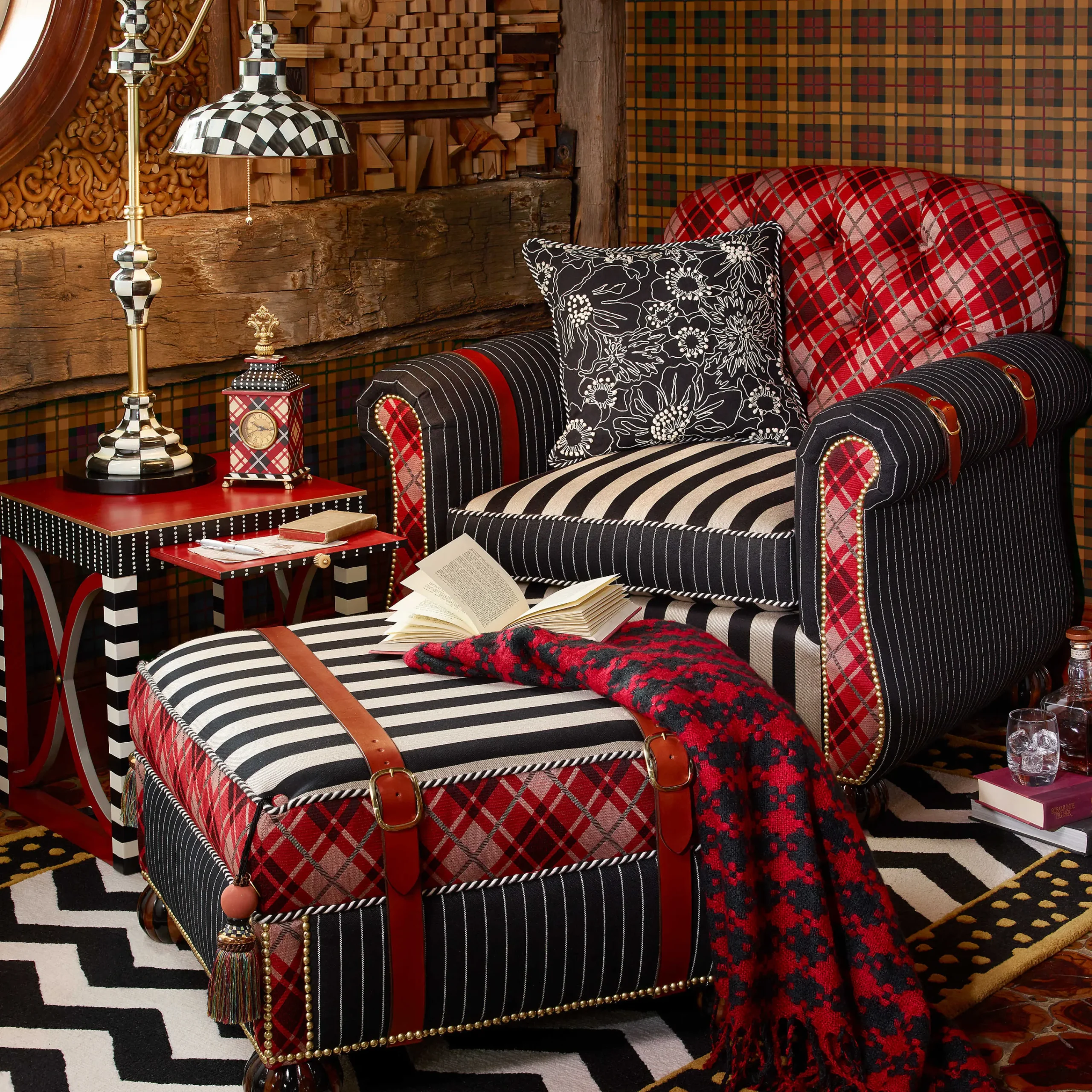 MacKenzie-Childs Room Accents|Lighting<Courtly Farmhouse Writer's Lamp