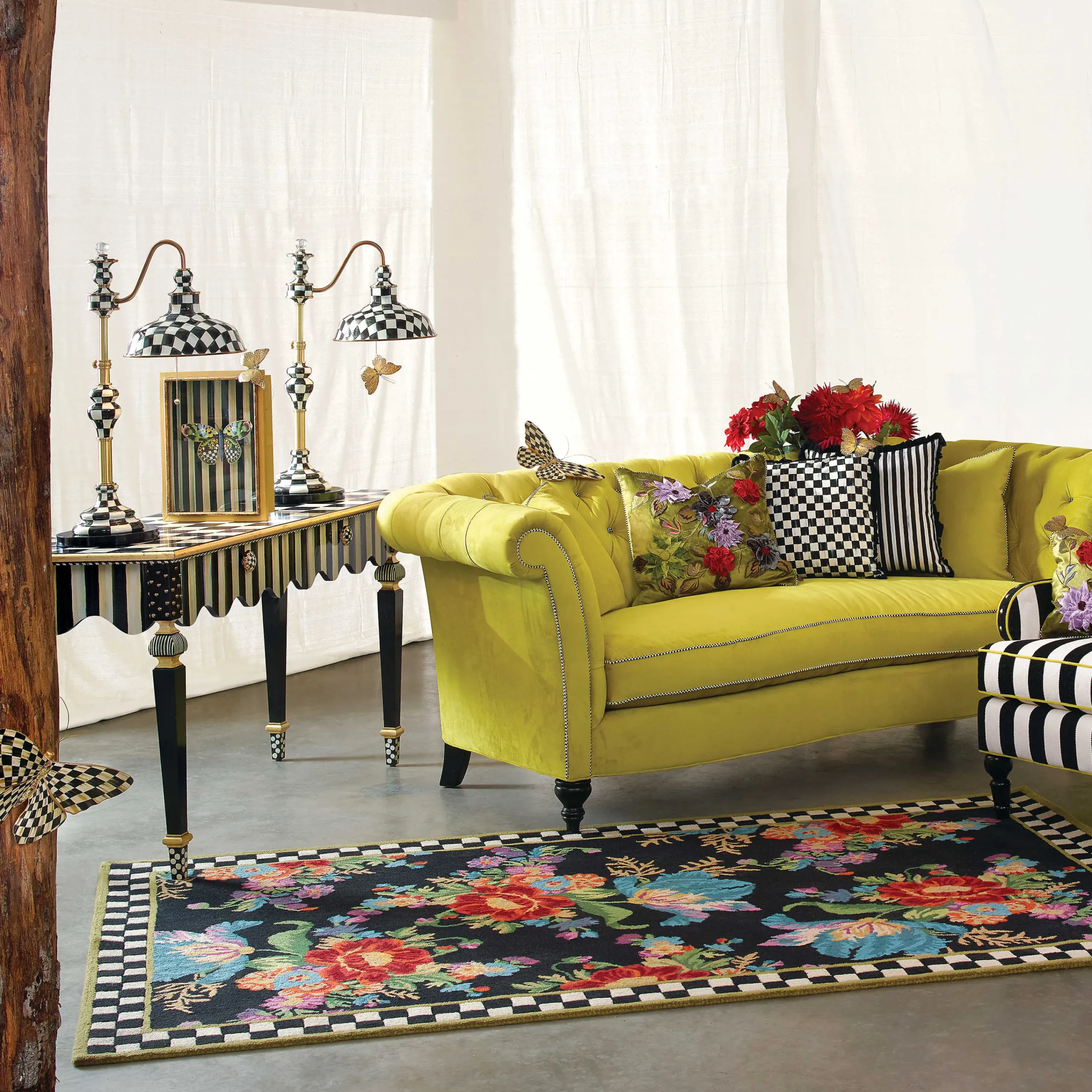 MacKenzie-Childs Room Accents|Lighting<Courtly Farmhouse Writer's Lamp