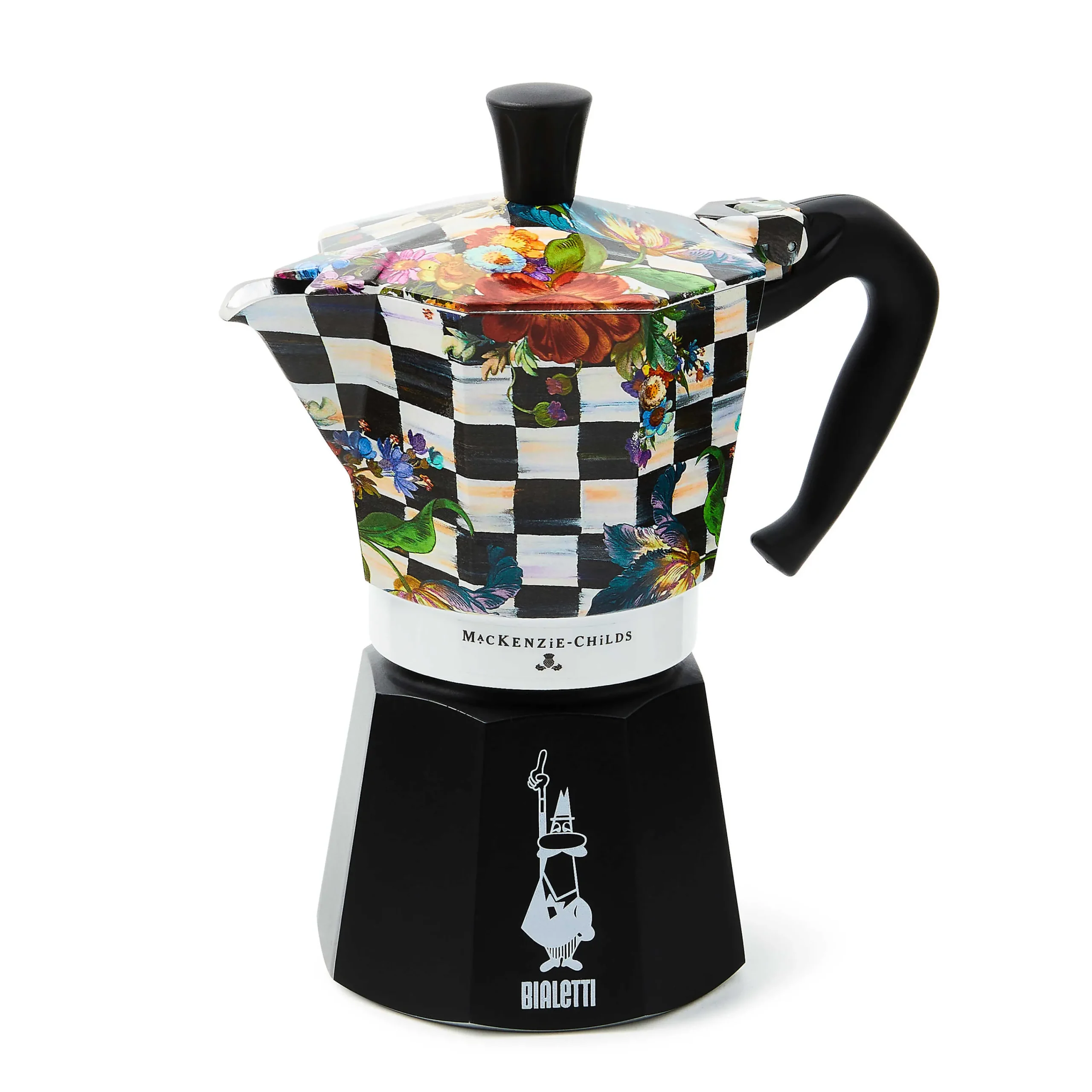 MacKenzie-Childs The Coffee Shop|Fall Entertaining<Courtly Flower Market 6 Cup Moka Pot