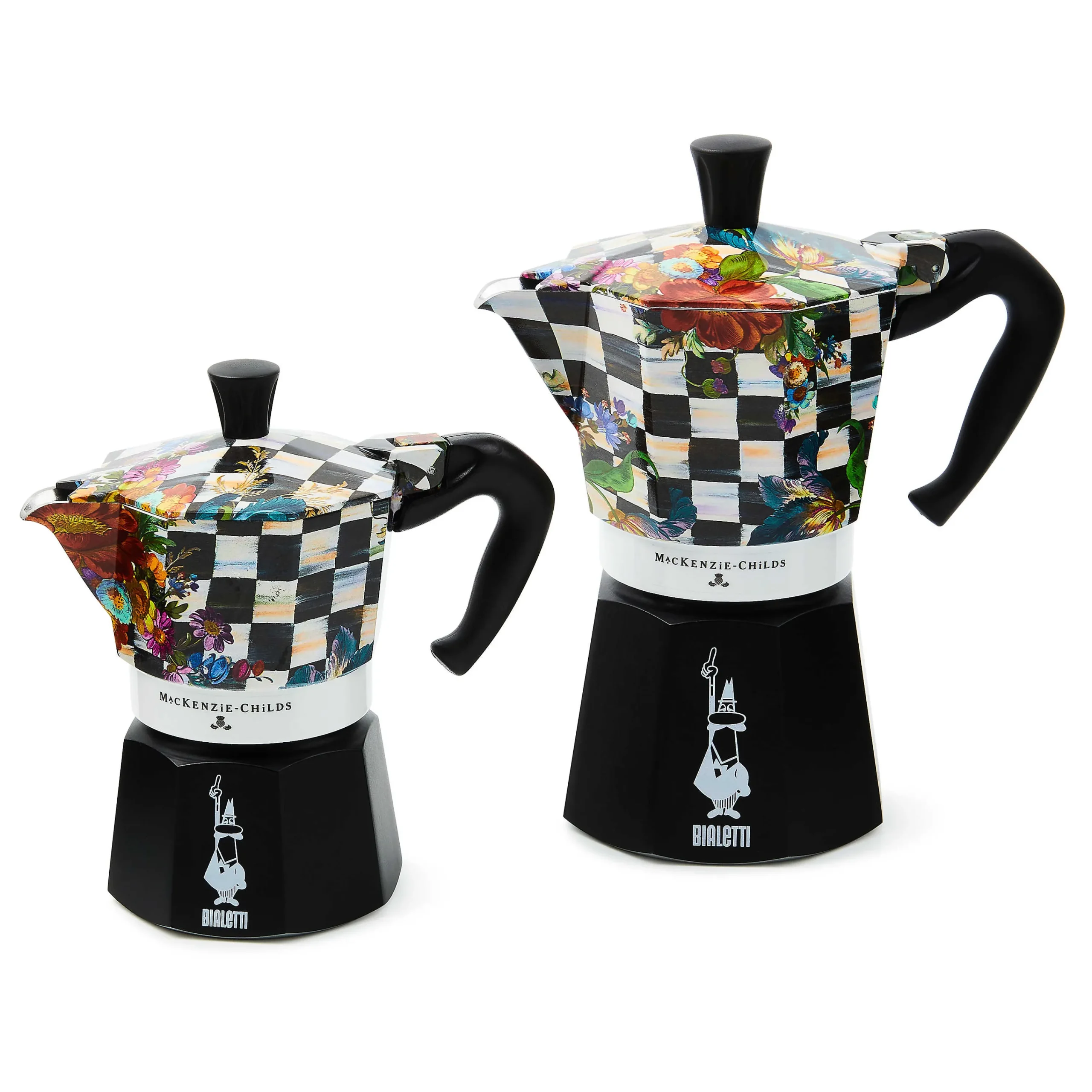 MacKenzie-Childs The Coffee Shop|Fall Entertaining<Courtly Flower Market 6 Cup Moka Pot