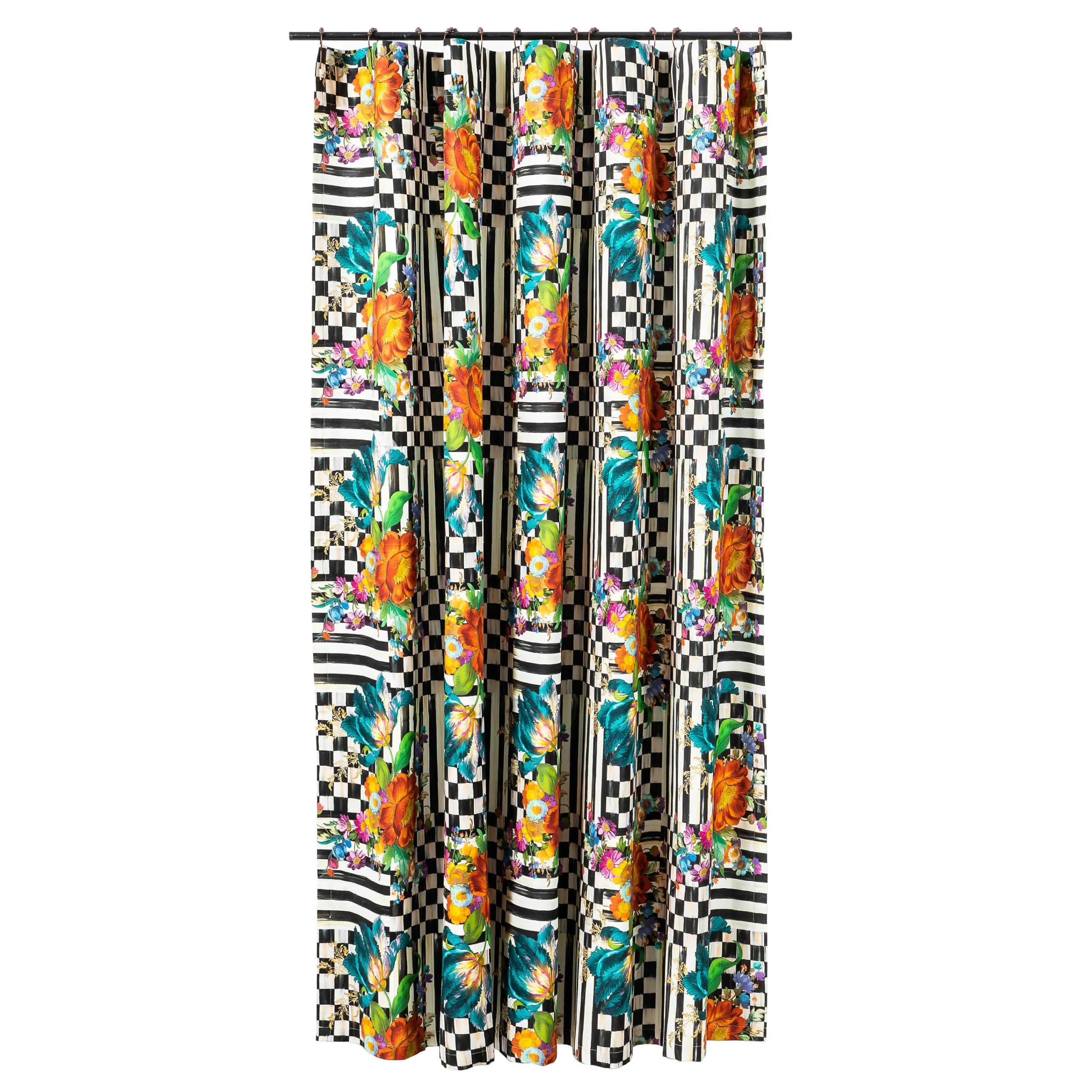 MacKenzie-Childs Bath & Bath Accessories<Courtly Flower Market Shower Curtain