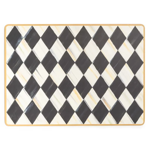 MacKenzie-Childs Table Accessories|Kitchen & Table Linens<Courtly Harlequin Cork Back Placemats, Set of 4