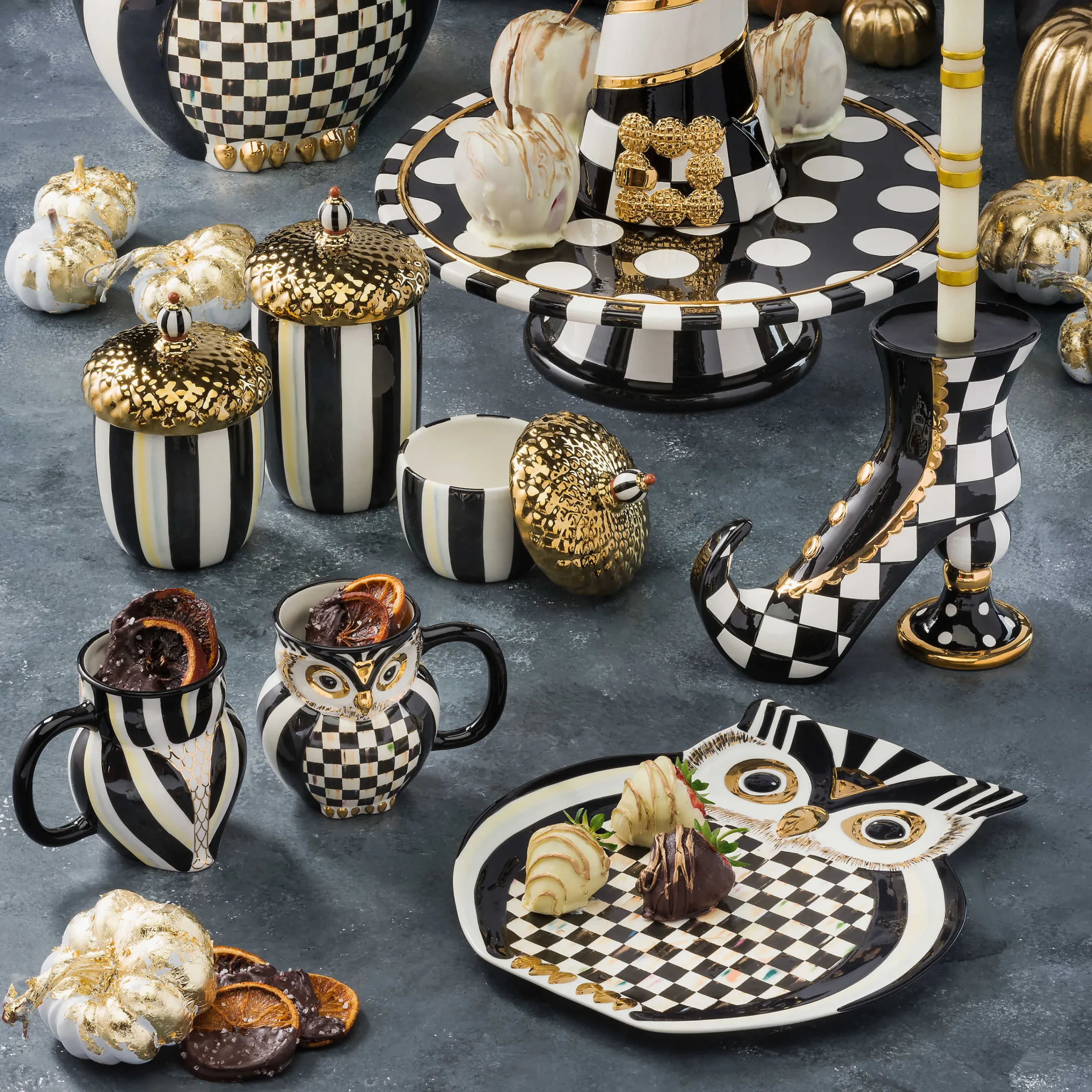 MacKenzie-Childs The Fall Shop|The Coffee Shop<Courtly Owl Mug