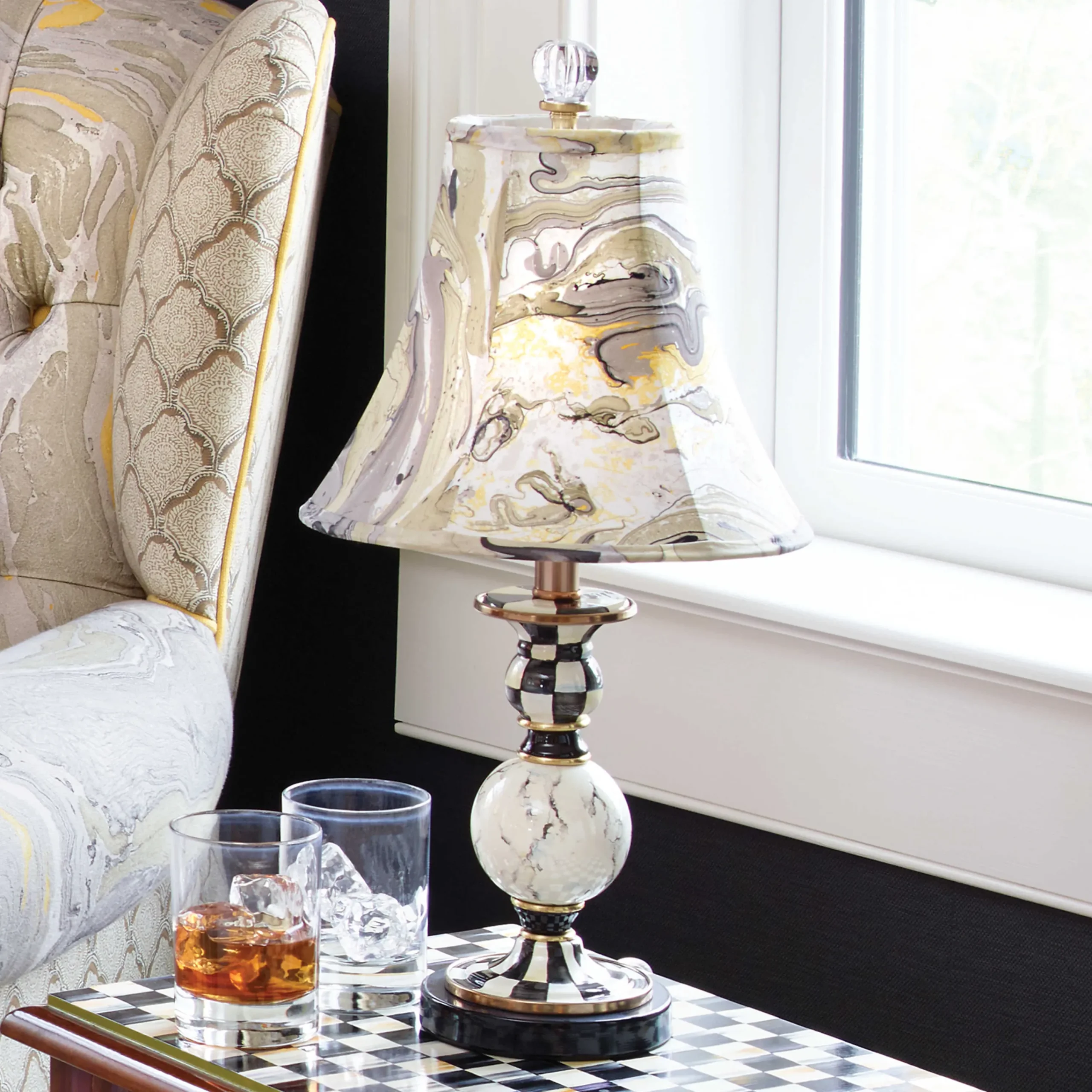 MacKenzie-Childs Room Accents|Lighting<Courtly Palazzo Candlestick Lamp