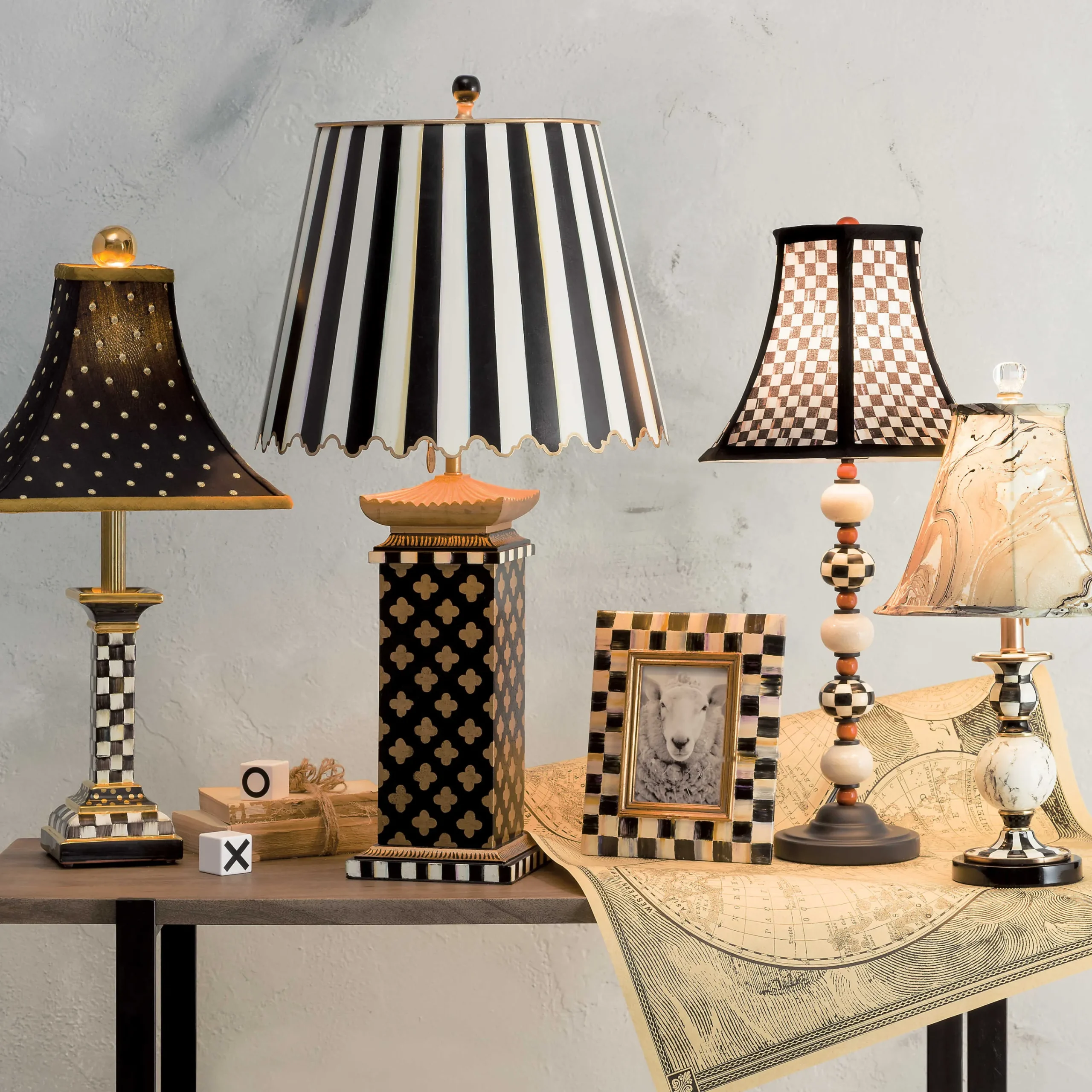 MacKenzie-Childs Room Accents|Lighting<Courtly Palazzo Candlestick Lamp
