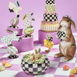 MacKenzie-Childs Spring|Easter<Courtly Peekaboo Egg
