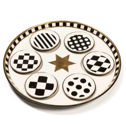 MacKenzie-Childs Serveware<Courtly Seder Plate