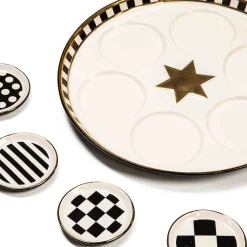 MacKenzie-Childs Serveware<Courtly Seder Plate