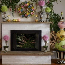 MacKenzie-Childs Outdoor<Courtly Stripe Tabletop Urn