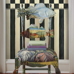 MacKenzie-Childs Finishing Touches|Room Accents<Courtly Stripe Wallpaper