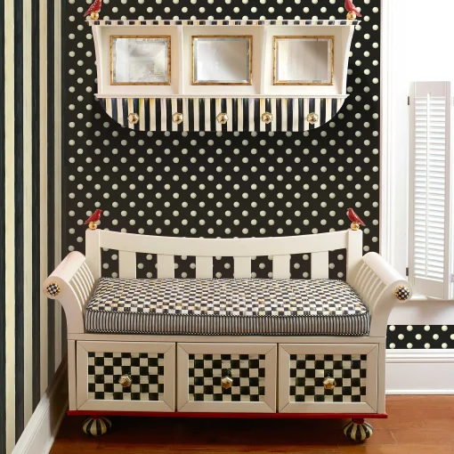 MacKenzie-Childs Finishing Touches|Room Accents<Courtly Stripe Wallpaper