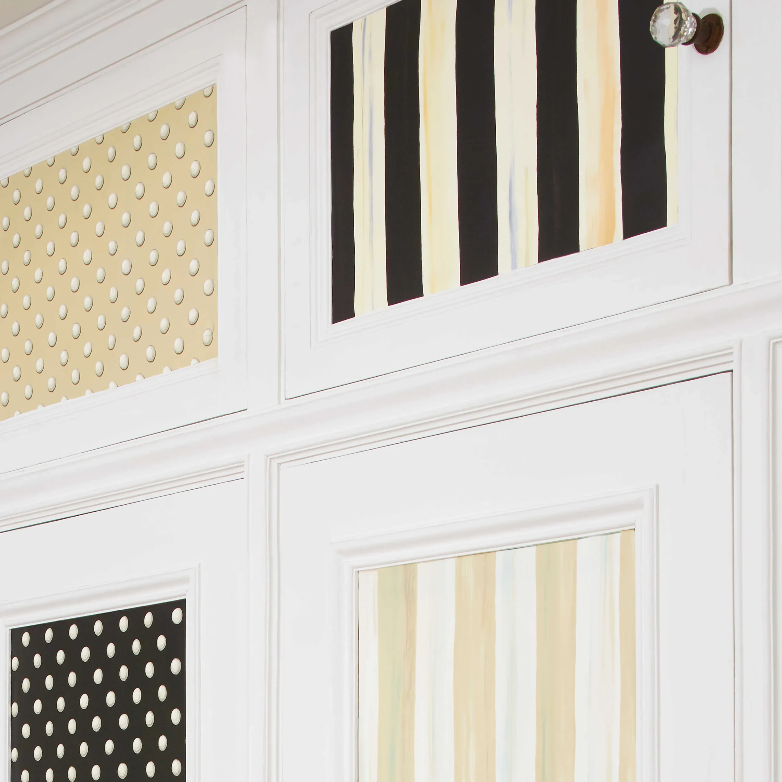 MacKenzie-Childs Finishing Touches|Room Accents<Courtly Stripe Wallpaper