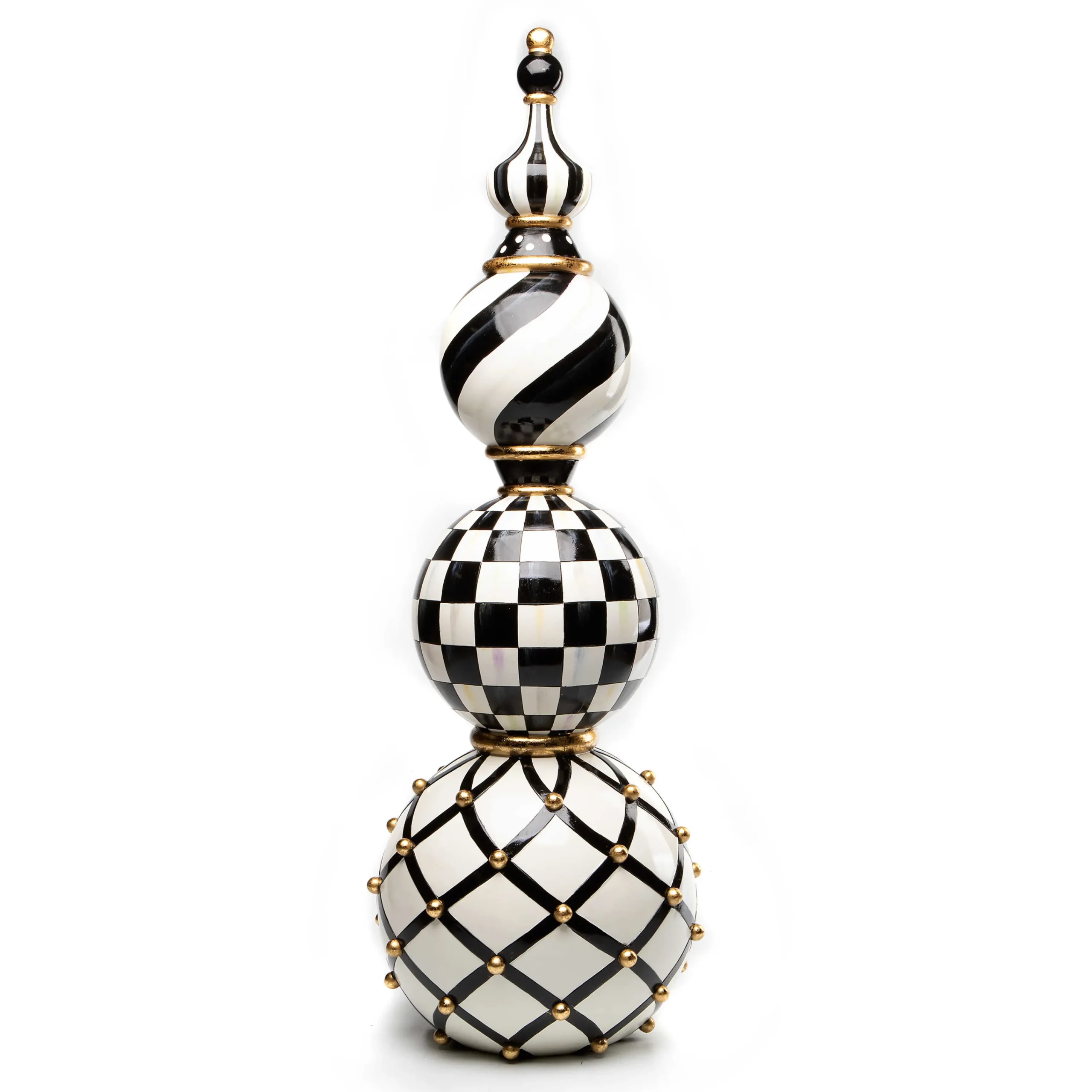 MacKenzie-Childs Outdoor<Courtly Tabletop Finial