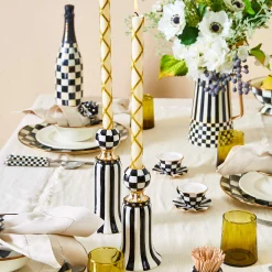 MacKenzie-Childs Table Accessories|Serveware<Courtly Teacup Salt  Pepper Set