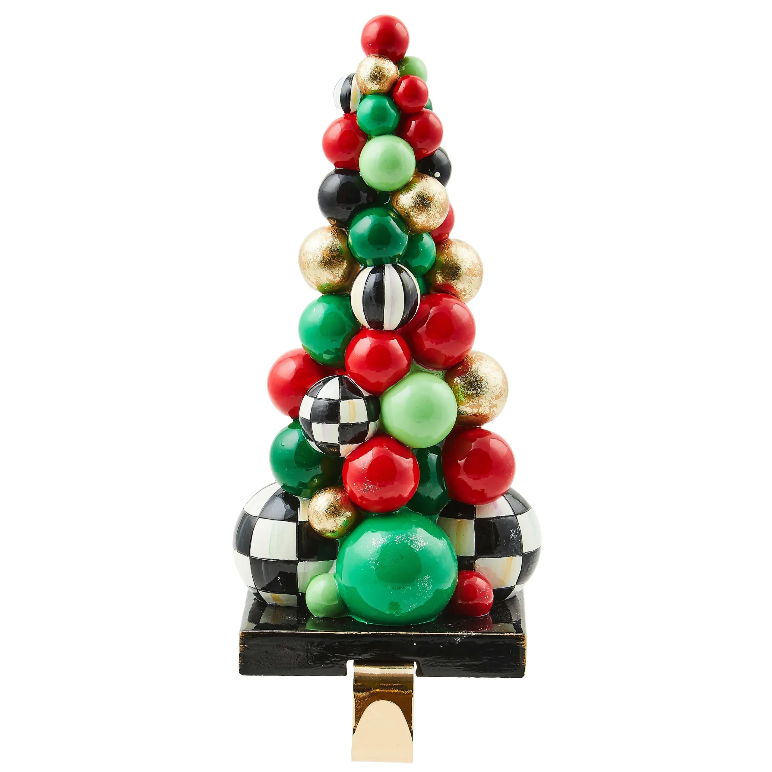 MacKenzie-Childs Holiday<Cozy Christmas Bauble Tree Stocking Hook