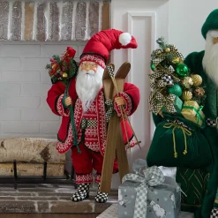 MacKenzie-Childs Holiday|Room Accents<Cozy Christmas Large Santa with Gifts