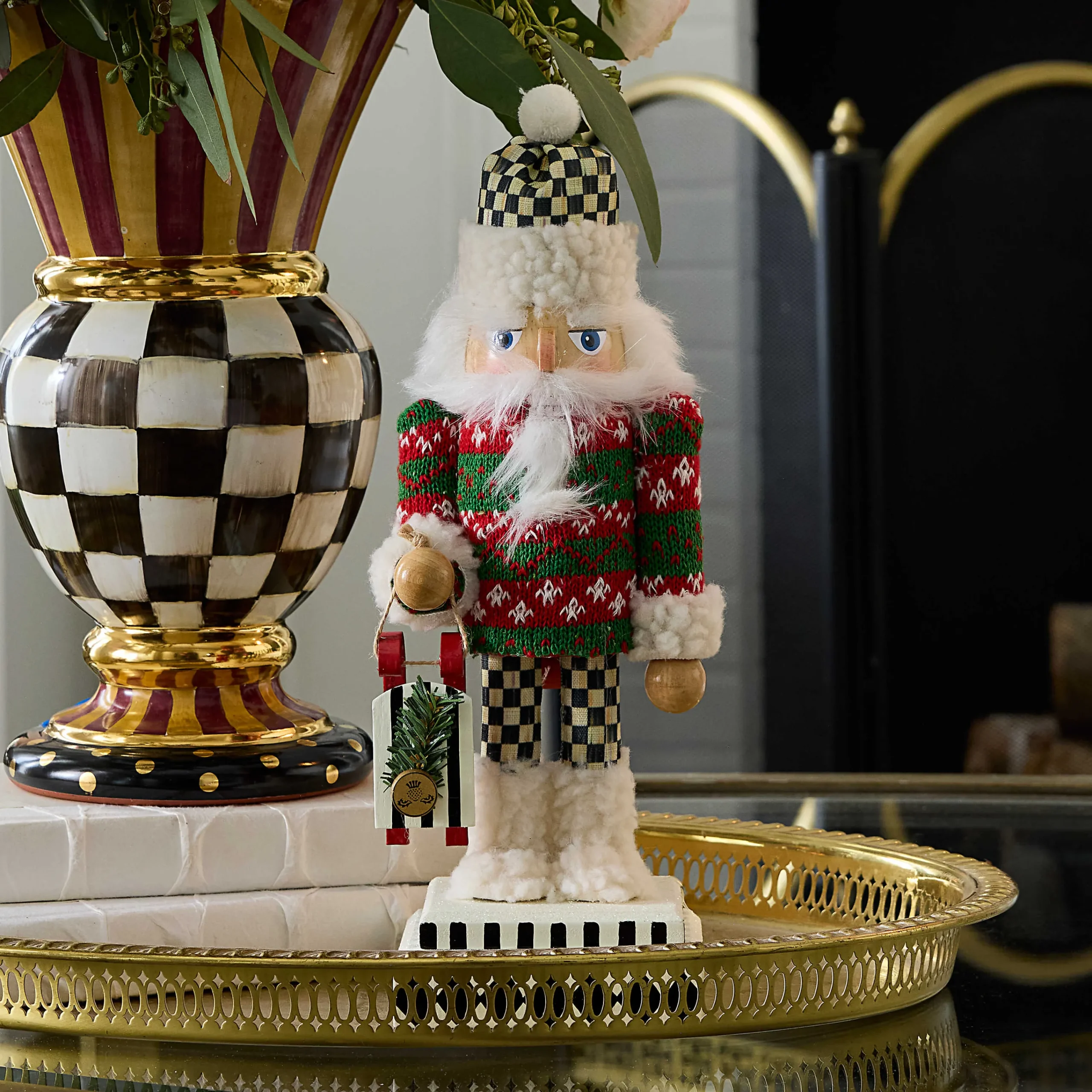 MacKenzie-Childs Room Accents<Cozy Christmas Nutcracker