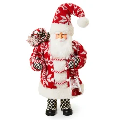 MacKenzie-Childs Holiday|Room Accents<Cozy Christmas Santa