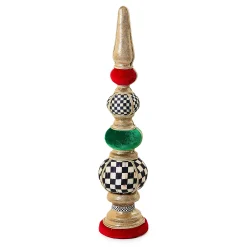 MacKenzie-Childs Room Accents<Cozy Christmas Small Tabletop Finial
