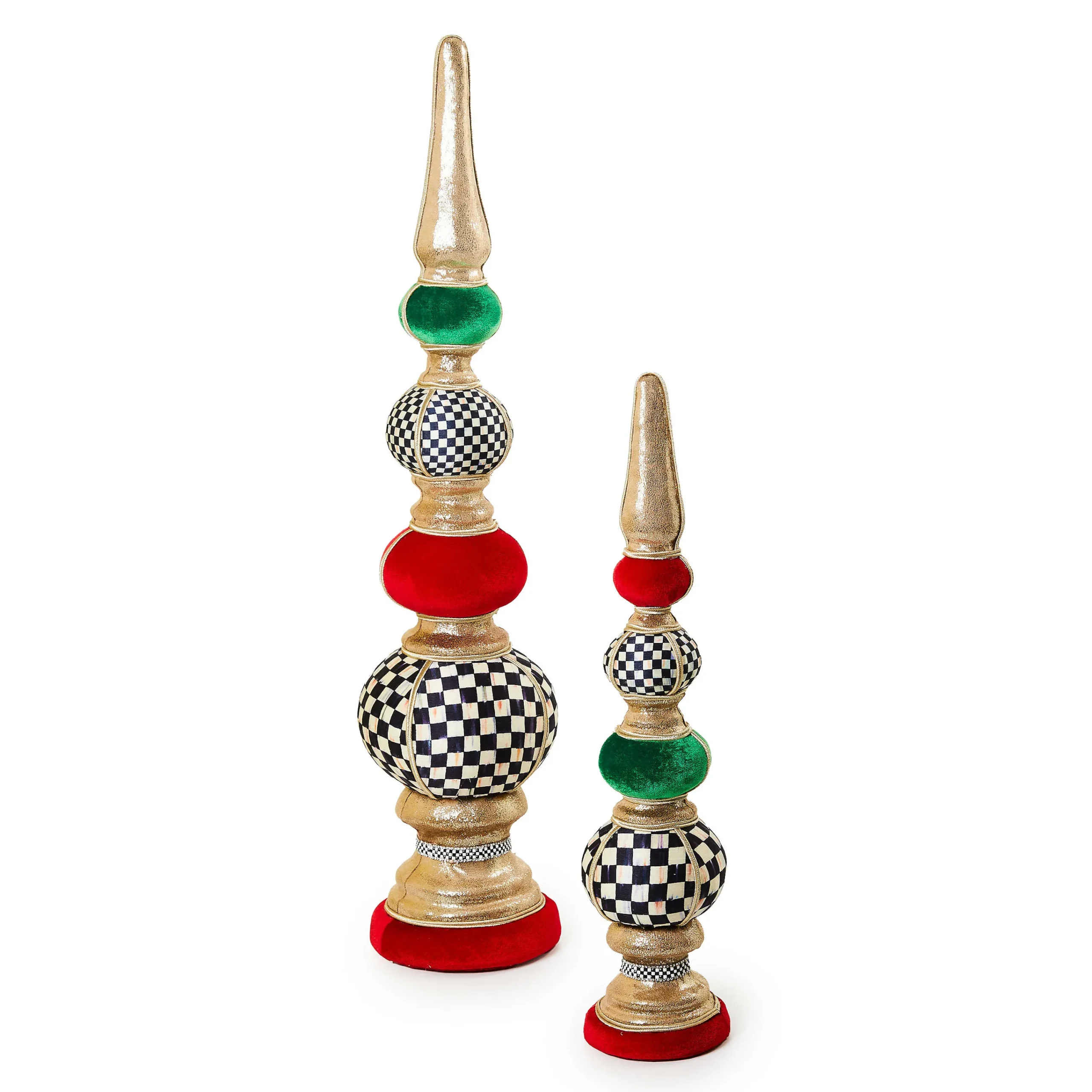 MacKenzie-Childs Room Accents<Cozy Christmas Small Tabletop Finial