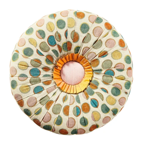 MacKenzie-Childs Living Room<Croquet Dots Ottoman